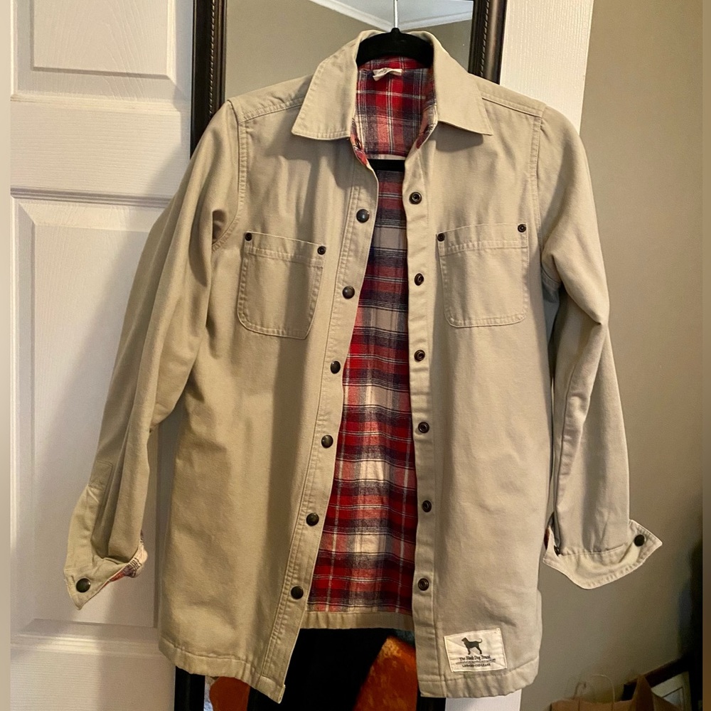 The Black Dog brand flannel lined jacket